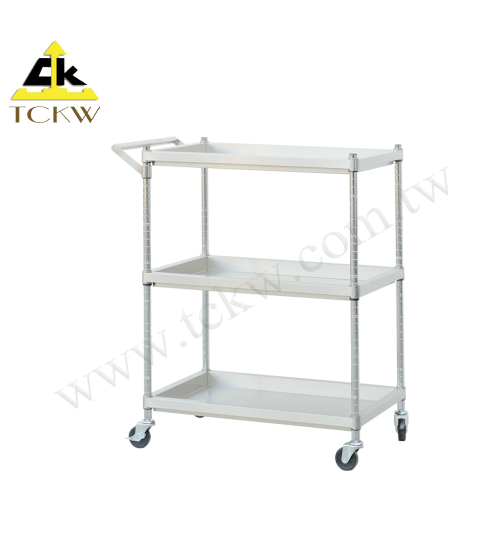 Totnz Rolling Utility Cart, 3-Tier Mesh Organization Cart - View #12